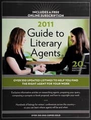 Tapa de 2011 guide to literary agents