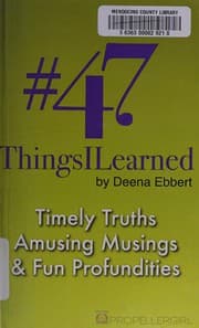 Tapa de #47thingsIlearned