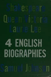 Tapa de 4 English biographies