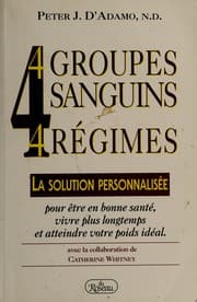 Tapa de 4 groupes sanguins, 4 regimes