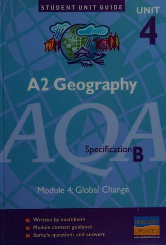 Tapa de A2 geography unit 4