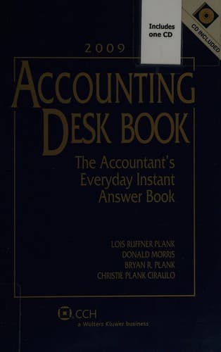 Tapa de Accounting desk book