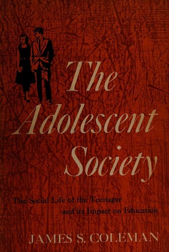 Tapa de The adolescent society