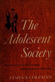 Tapa de The adolescent society