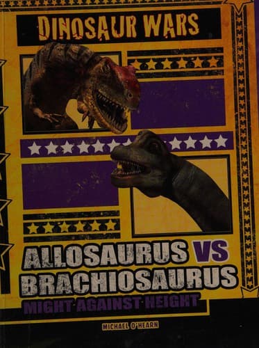 Tapa de Allosaurus vs brachiosaurus