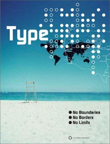 Tapa de Type No Borders No Boundaries No Limits