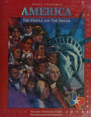 Tapa de America, the people and the dream, volume I.