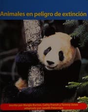 Tapa de Animales en peligro de extinción