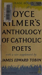 Tapa de Joyce Kilmer's anthology of Catholic poets