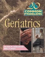 Tapa de 20 common problems in geriatrics