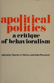 Tapa de Apolitical politics