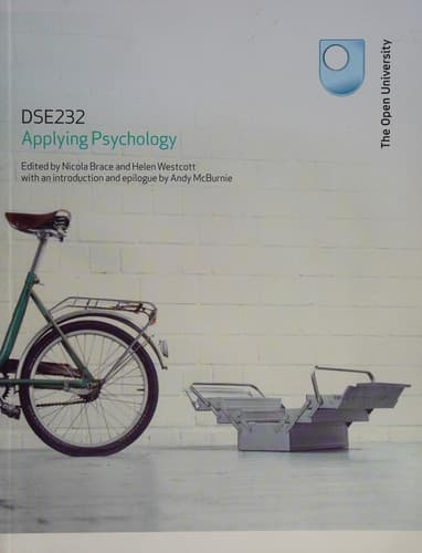 Tapa de Applying Psychology