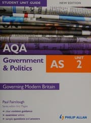 Tapa de AQA AS government & politics