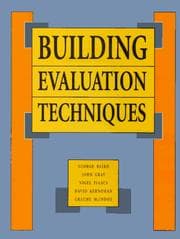 Tapa de Building evaluation techniques