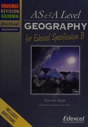 Tapa de AS & A level geography for Edexcel specification B