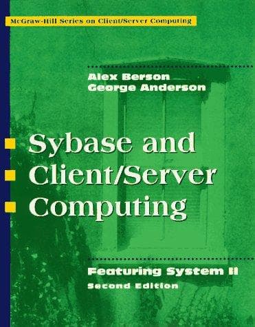Tapa de Sybase and client/server computing
