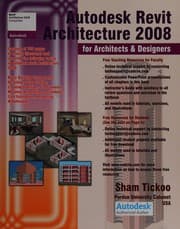 Tapa de Autodesk Revit architecture 2008 for architects & designers