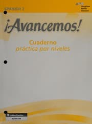 Tapa de Avancemos! 2 Dos - Lecturas para Todos