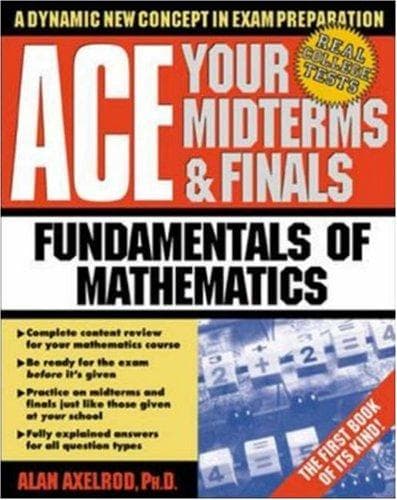 Tapa de Ace your midterms & finals.