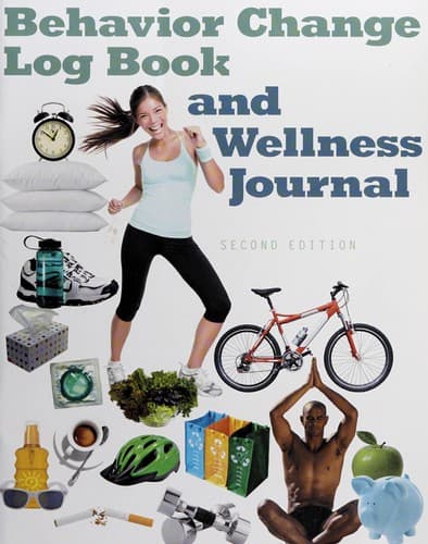 Tapa de Behavior Change Log Book and Wellness Journal
