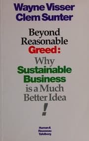 Tapa de Beyond reasonable greed