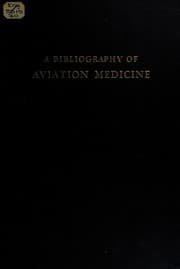 Tapa de A bibliography of aviation medicine