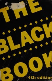 Tapa de The black book