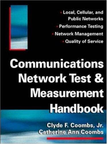 Tapa de Communications Network Test & Measurement Handbook