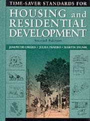 Tapa de Time-saver standards for housing and residential development