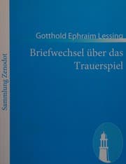 Tapa de Briefwechsel über das Trauerspiel