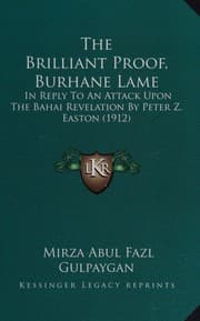 Tapa de The brilliant proof, burhane lame