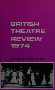 Tapa de British theatre review 1974