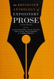 Tapa de The Broadview anthology of expository prose