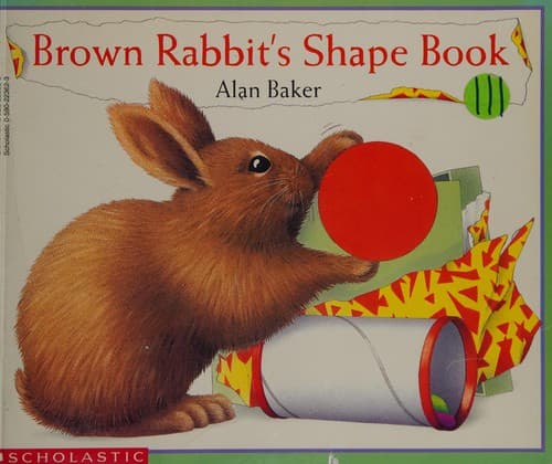 Tapa de Brown Rabbit's shape book