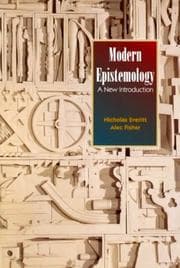 Tapa de Modern epistemology