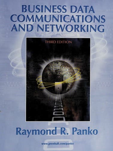 Tapa de Business data communications and networking