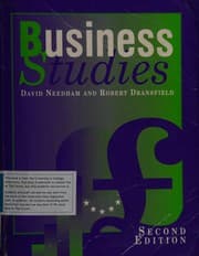 Tapa de Business studies