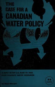 Tapa de The case for a Canadian water policy