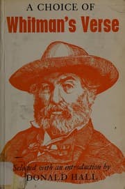Tapa de A choice of Whitman's verse