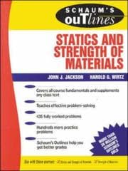 Tapa de Schaum's outline of theory and problems of elementary statics and strength of materials