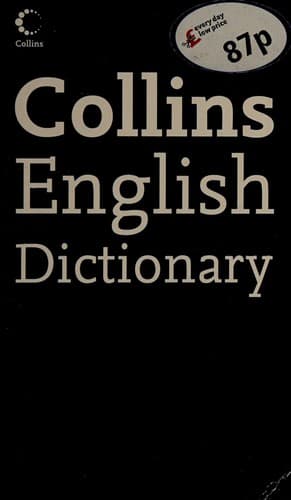 Tapa de Collins English dictionary