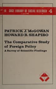 Tapa de The comparative study of foreign policy