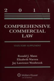 Tapa de Comprehensive Commercial Law