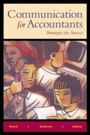 Tapa de Communication for accountants