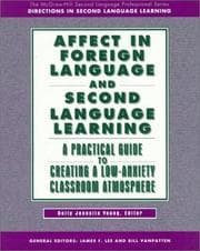 Tapa de Affect in Foreign Language and Second Language Learning