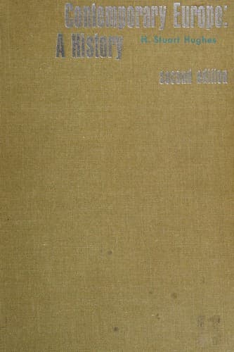 Tapa de Contemporary Europe
