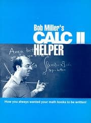 Tapa de Bob Miller's calc II helper