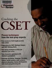 Tapa de Cracking the CSET