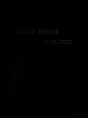 Tapa de Creative thinking in practice