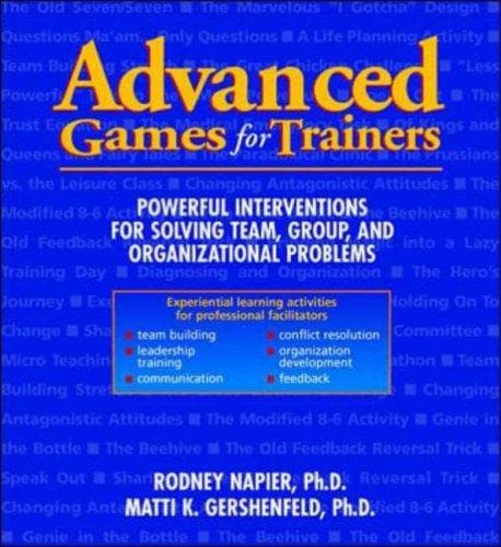Tapa de Advanced games for trainers